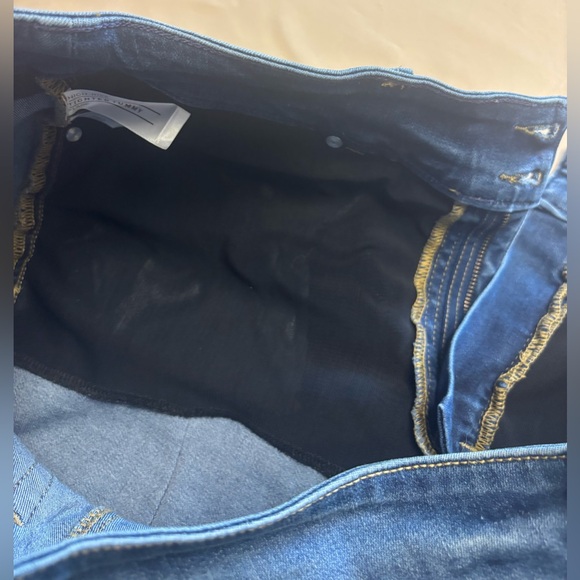 Lane Bryant Blue Dark Wash High Rise Tighter Tummy Flare Jeans Women's 18 READ - Picture 16 of 16